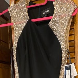 Xcape Macys long black dress